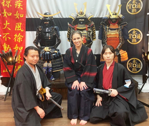 Photo with Samurai